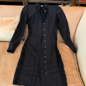 Black D&G dress with lace panels on the sides